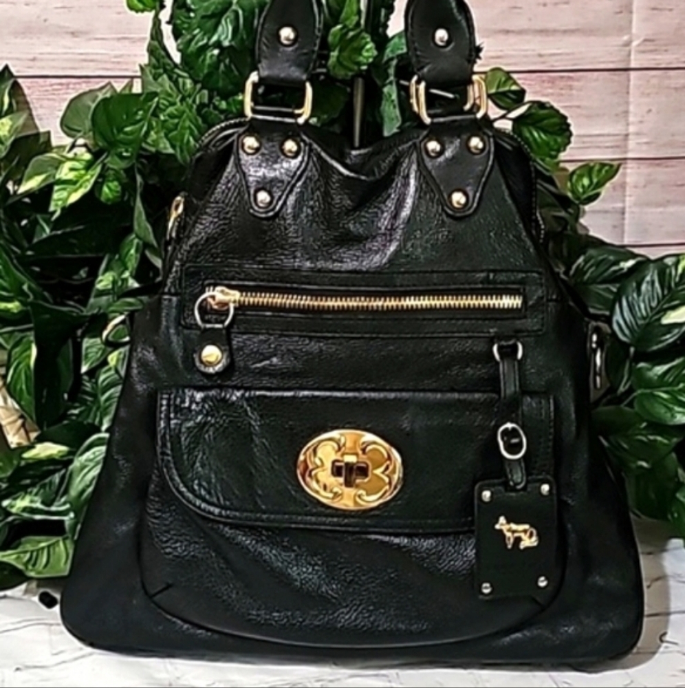 Emma Fox Pebbled Leather Bag